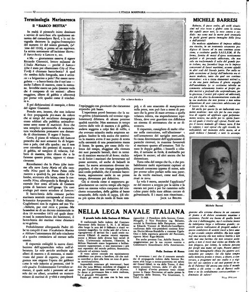 L'Italia marinara giornale della Lega navale italiana