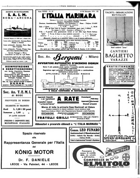 L'Italia marinara giornale della Lega navale italiana