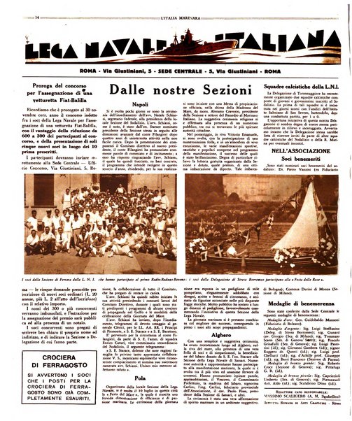 L'Italia marinara giornale della Lega navale italiana