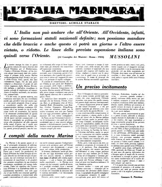 L'Italia marinara giornale della Lega navale italiana