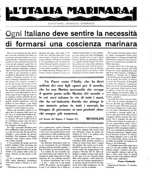 L'Italia marinara giornale della Lega navale italiana