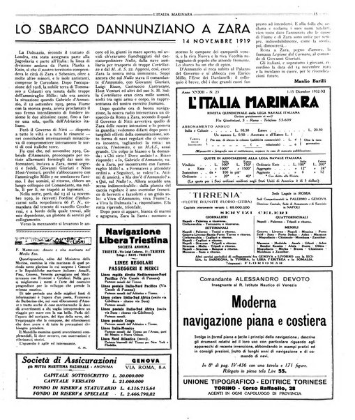 L'Italia marinara giornale della Lega navale italiana