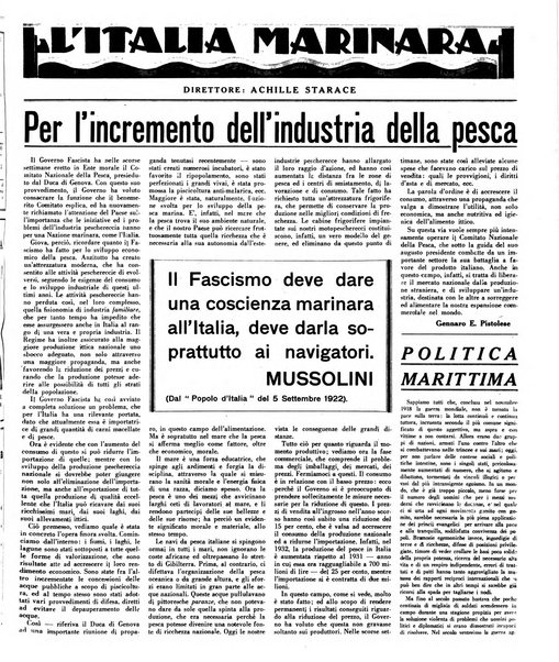 L'Italia marinara giornale della Lega navale italiana