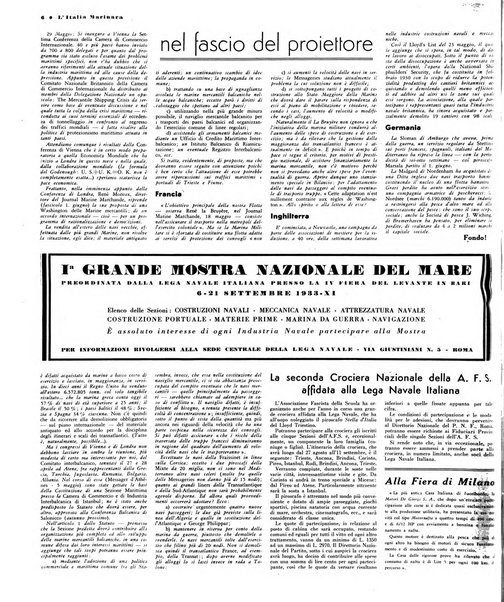 L'Italia marinara giornale della Lega navale italiana