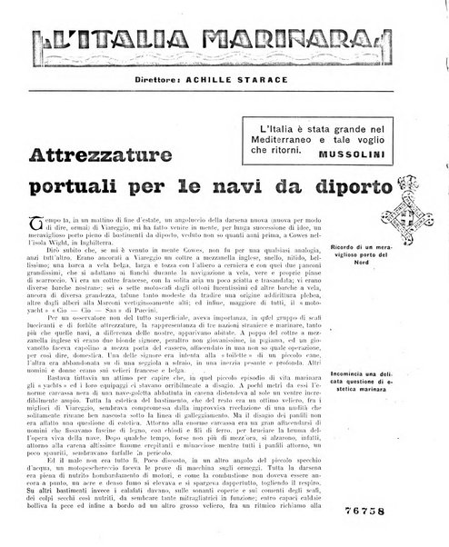 L'Italia marinara giornale della Lega navale italiana