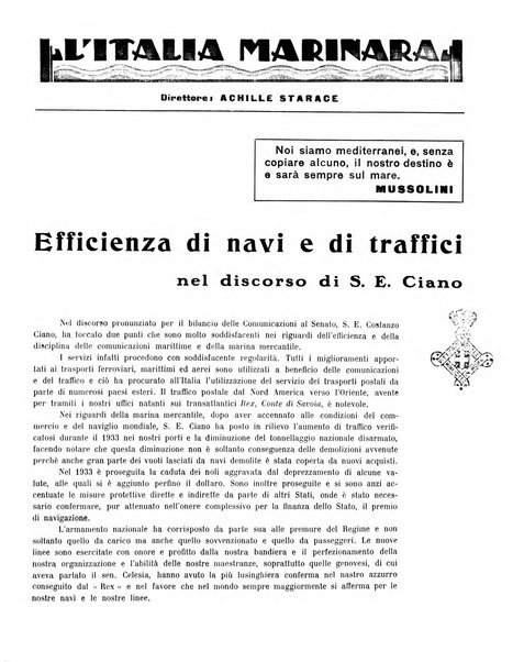 L'Italia marinara giornale della Lega navale italiana