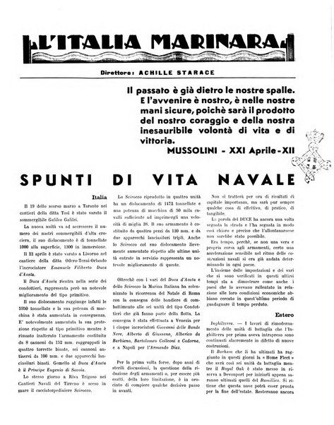 L'Italia marinara giornale della Lega navale italiana