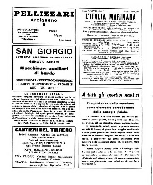 L'Italia marinara giornale della Lega navale italiana