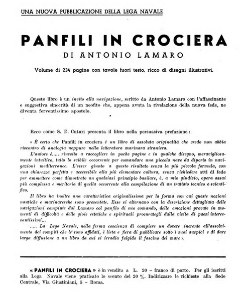 L'Italia marinara giornale della Lega navale italiana