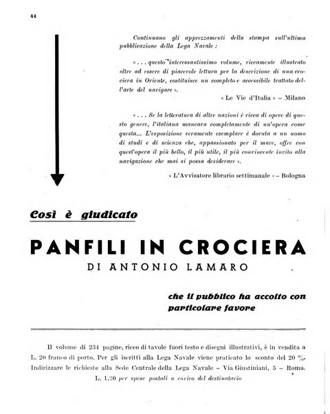 L'Italia marinara giornale della Lega navale italiana