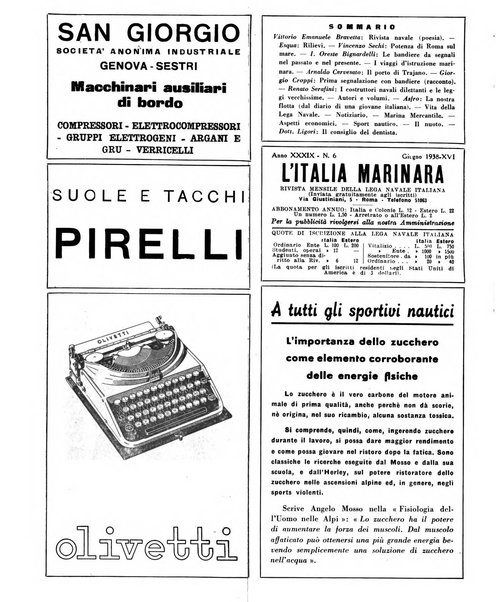 L'Italia marinara giornale della Lega navale italiana