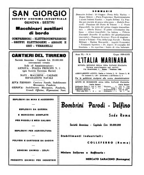 L'Italia marinara giornale della Lega navale italiana