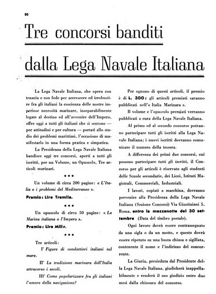 L'Italia marinara giornale della Lega navale italiana