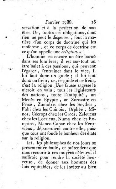 Journal ecclesiastique ou bibliotheque raisonnée des sciences ecclésiastiques