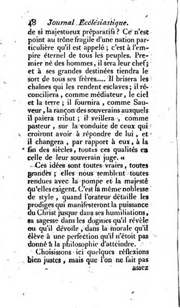 Journal ecclesiastique ou bibliotheque raisonnée des sciences ecclésiastiques