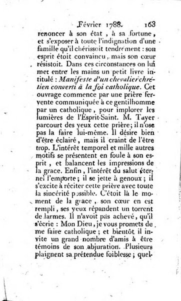 Journal ecclesiastique ou bibliotheque raisonnée des sciences ecclésiastiques