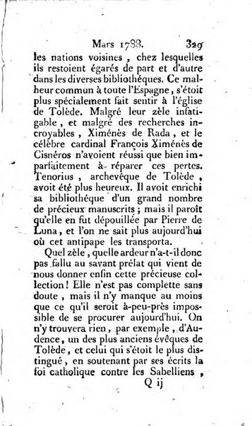 Journal ecclesiastique ou bibliotheque raisonnée des sciences ecclésiastiques