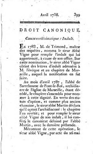 Journal ecclesiastique ou bibliotheque raisonnée des sciences ecclésiastiques