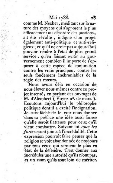 Journal ecclesiastique ou bibliotheque raisonnée des sciences ecclésiastiques