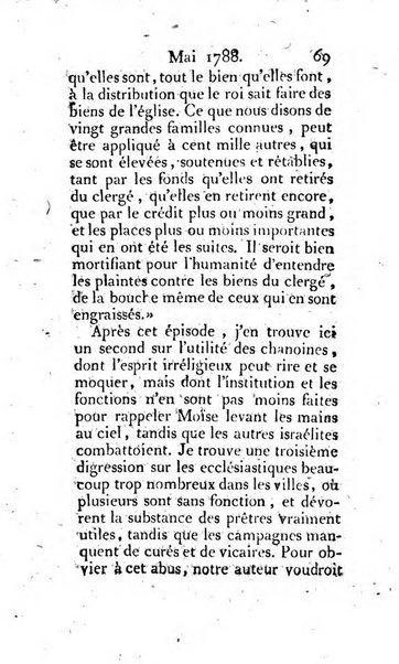 Journal ecclesiastique ou bibliotheque raisonnée des sciences ecclésiastiques