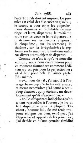 Journal ecclesiastique ou bibliotheque raisonnée des sciences ecclésiastiques