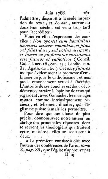 Journal ecclesiastique ou bibliotheque raisonnée des sciences ecclésiastiques