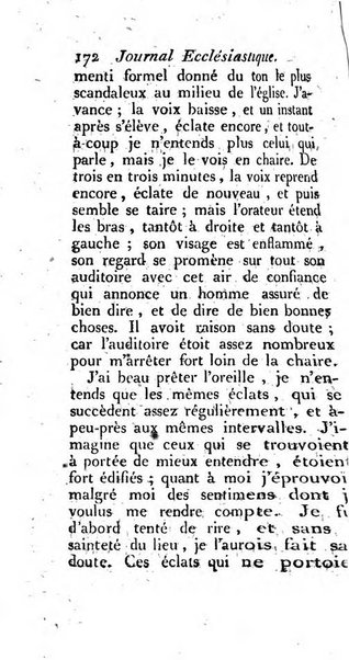 Journal ecclesiastique ou bibliotheque raisonnée des sciences ecclésiastiques