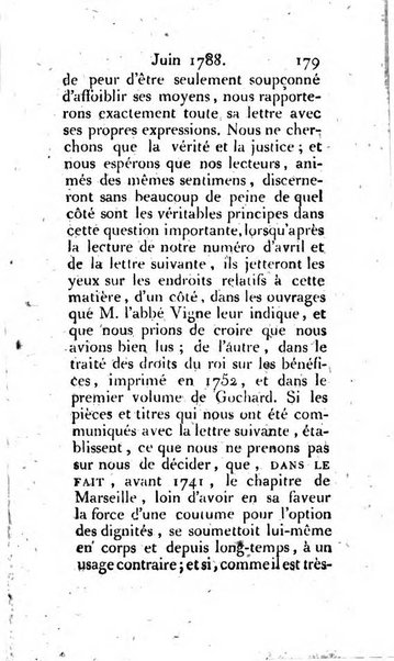 Journal ecclesiastique ou bibliotheque raisonnée des sciences ecclésiastiques