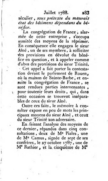 Journal ecclesiastique ou bibliotheque raisonnée des sciences ecclésiastiques