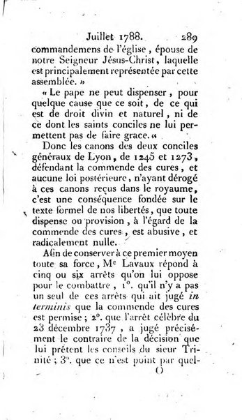 Journal ecclesiastique ou bibliotheque raisonnée des sciences ecclésiastiques