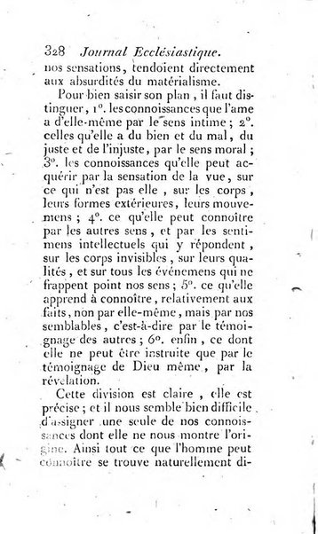 Journal ecclesiastique ou bibliotheque raisonnée des sciences ecclésiastiques