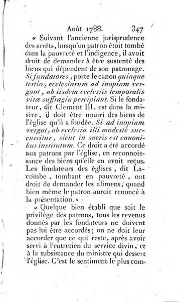 Journal ecclesiastique ou bibliotheque raisonnée des sciences ecclésiastiques