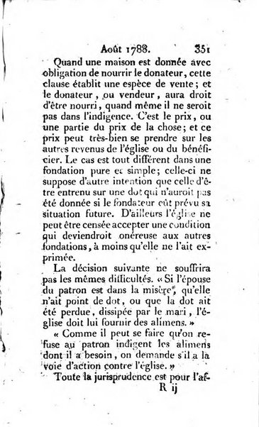 Journal ecclesiastique ou bibliotheque raisonnée des sciences ecclésiastiques