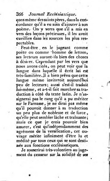 Journal ecclesiastique ou bibliotheque raisonnée des sciences ecclésiastiques