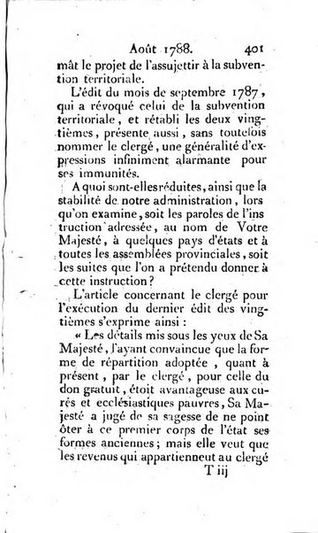 Journal ecclesiastique ou bibliotheque raisonnée des sciences ecclésiastiques