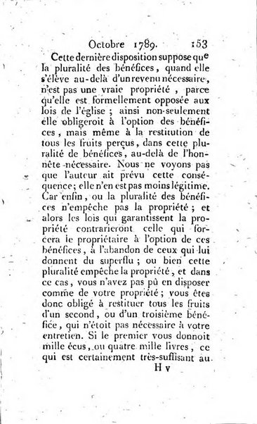 Journal ecclesiastique ou bibliotheque raisonnée des sciences ecclésiastiques