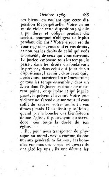 Journal ecclesiastique ou bibliotheque raisonnée des sciences ecclésiastiques