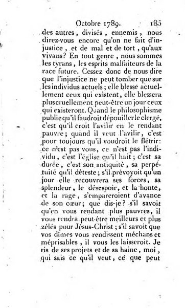 Journal ecclesiastique ou bibliotheque raisonnée des sciences ecclésiastiques