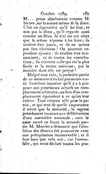 Journal ecclesiastique ou bibliotheque raisonnée des sciences ecclésiastiques