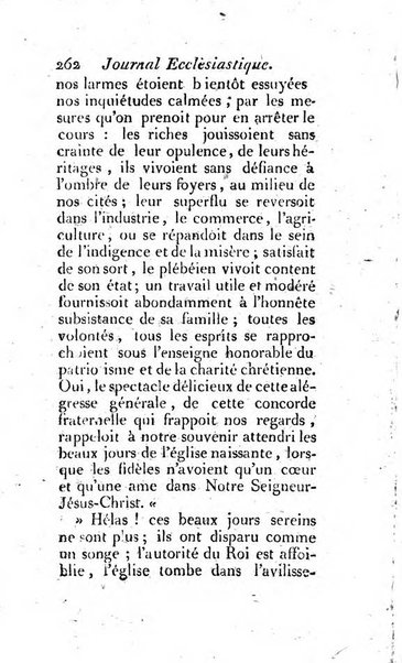 Journal ecclesiastique ou bibliotheque raisonnée des sciences ecclésiastiques