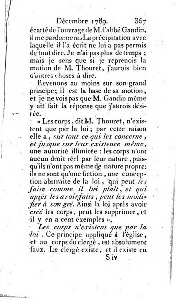 Journal ecclesiastique ou bibliotheque raisonnée des sciences ecclésiastiques