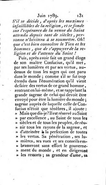 Journal ecclesiastique ou bibliotheque raisonnée des sciences ecclésiastiques