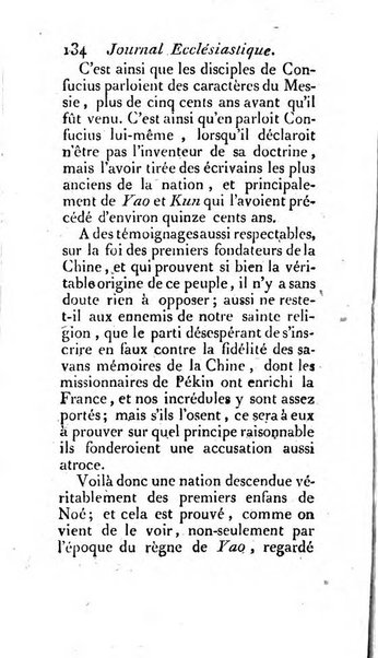 Journal ecclesiastique ou bibliotheque raisonnée des sciences ecclésiastiques