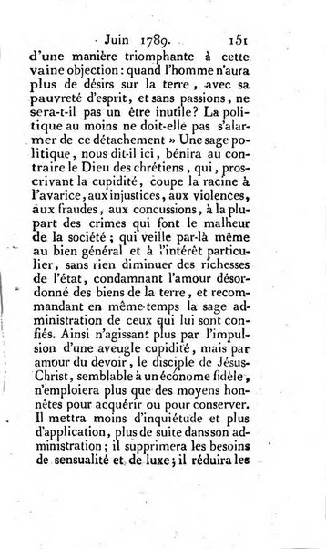 Journal ecclesiastique ou bibliotheque raisonnée des sciences ecclésiastiques