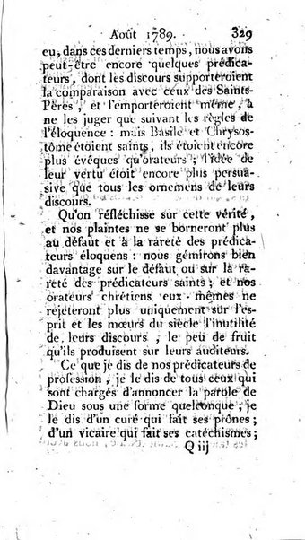 Journal ecclesiastique ou bibliotheque raisonnée des sciences ecclésiastiques