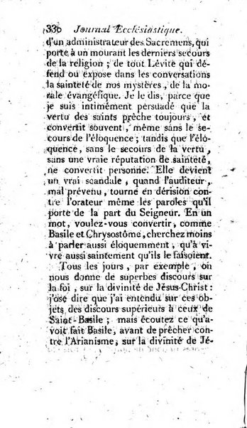 Journal ecclesiastique ou bibliotheque raisonnée des sciences ecclésiastiques