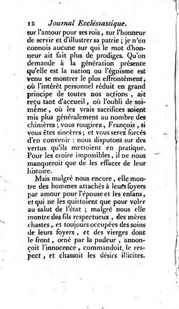 Journal ecclesiastique ou bibliotheque raisonnée des sciences ecclésiastiques