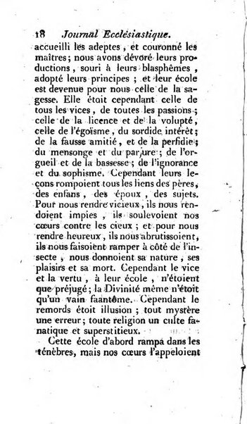 Journal ecclesiastique ou bibliotheque raisonnée des sciences ecclésiastiques