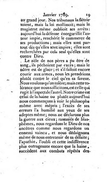 Journal ecclesiastique ou bibliotheque raisonnée des sciences ecclésiastiques