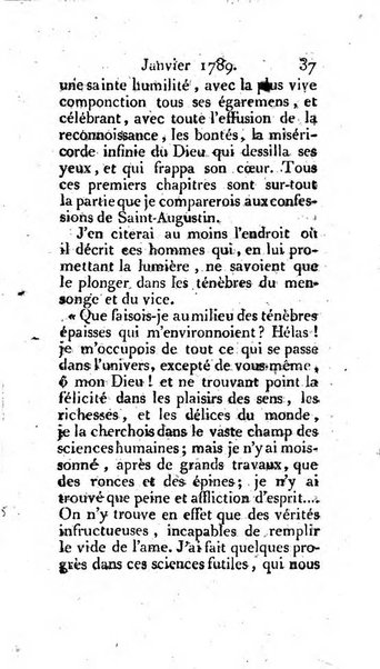 Journal ecclesiastique ou bibliotheque raisonnée des sciences ecclésiastiques